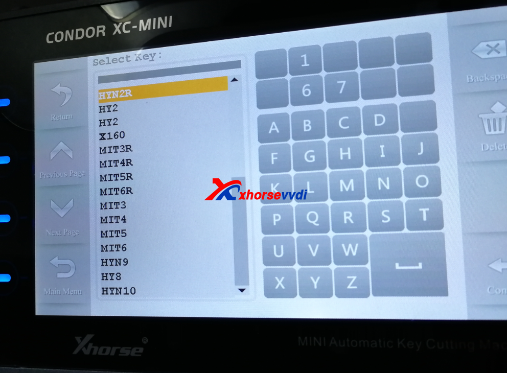 condor-xc-mini-select-key 