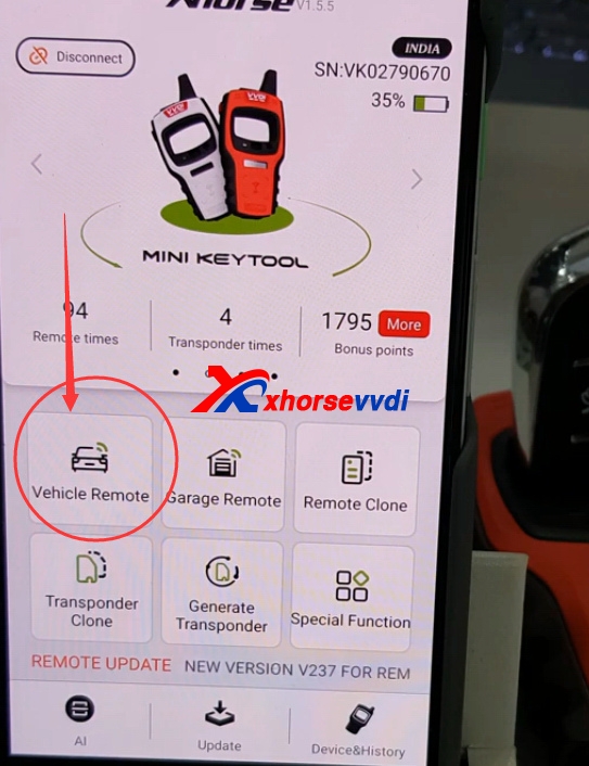 how-to-use-mini-key-tool-generate-mahindra-xylo-id46-chip-with-vvdi-super-remote1 