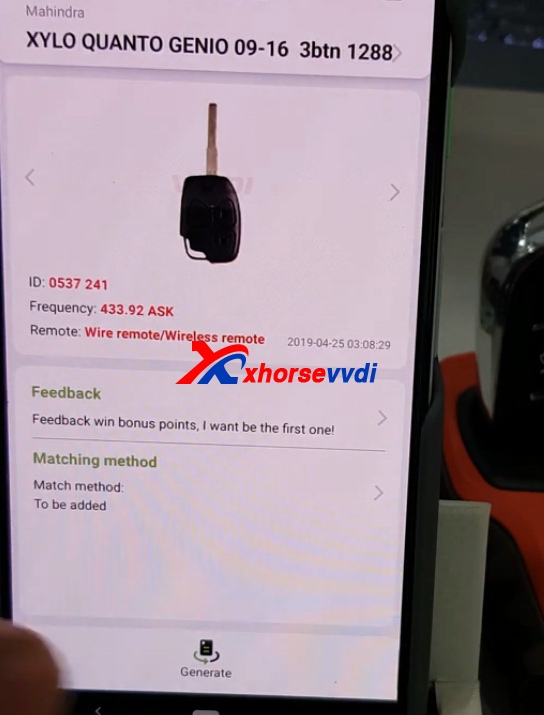 how-to-use-mini-key-tool-generate-mahindra-xylo-id46-chip-with-vvdi-super-remote3 