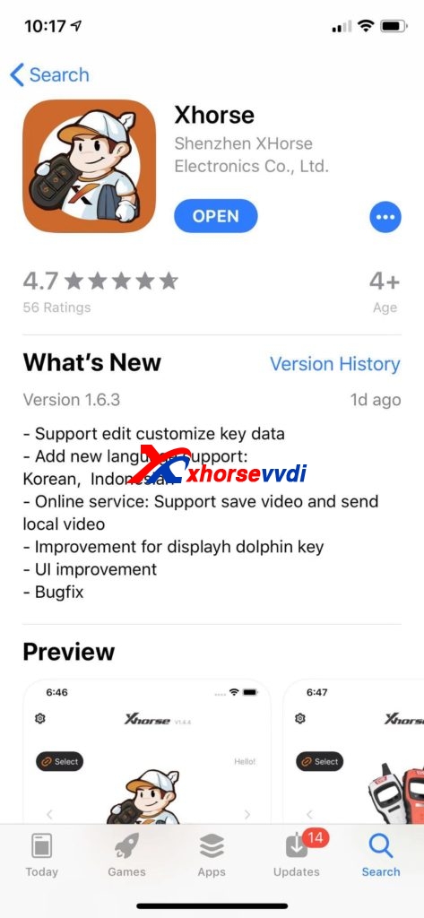 xhorse app update
