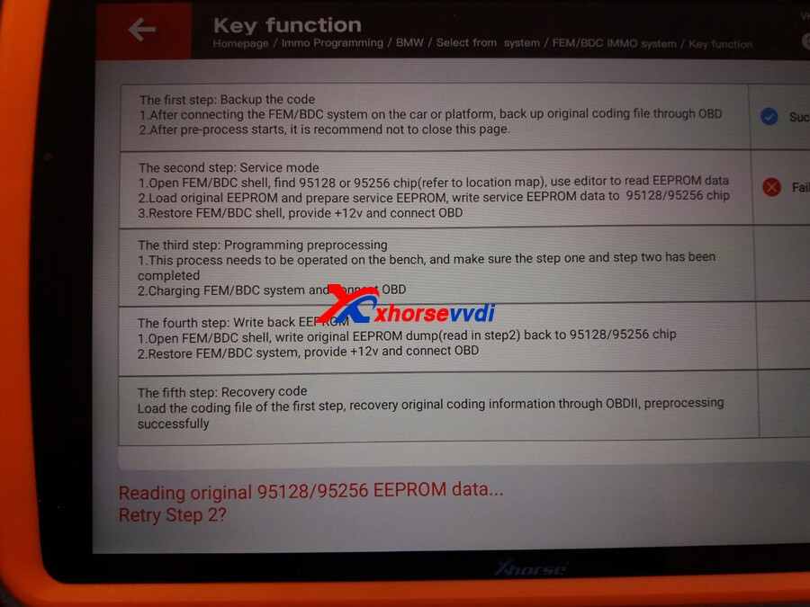 Xhorse-VVDI-Key-Tool-Plus-95256-chip-write-failed-error-tips-3 