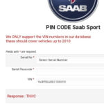 Can Key Tool Plus Add Key For Saab Via Obd With Pin 1