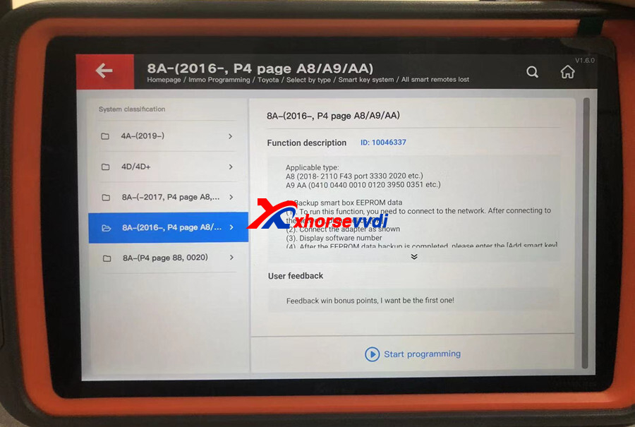 Key-Tool-Plus-and-Toyota-8A-smart-key-adapter-Program-Alphard-2019-AKL-7 