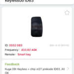 Solved Vvdi Smart Key Xskf01en Generate Fiesta Old Type Keylessgo Id63 Fail 1