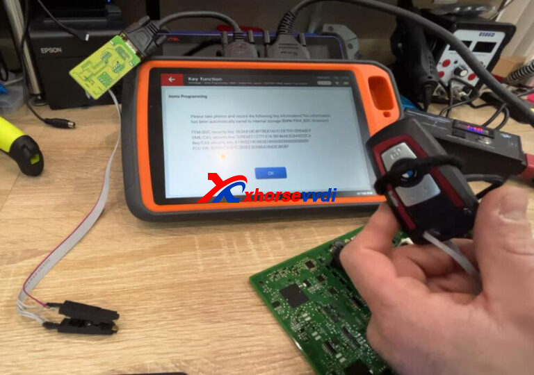 How Xhorse Key Tool Plus Add Key for BMW F20 F21 FEM?