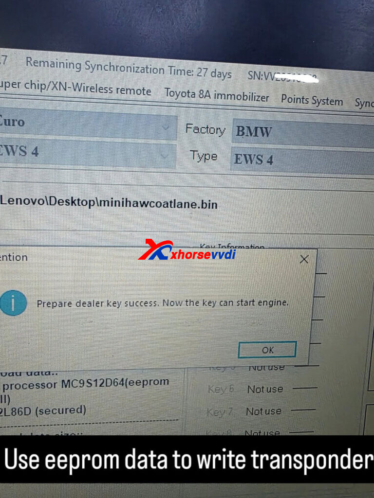 how-to-program-2007-mini-cooper-ews4-akl-with-vvdi-prog-and-vvdi2-5 