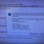 VVDI2 Remind Perform Function On Bench