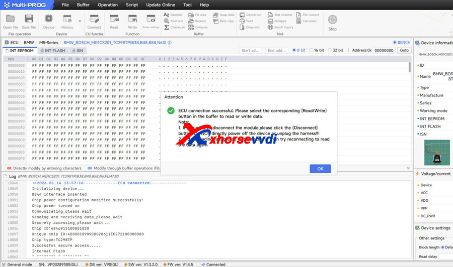 xhorse-multi-prog-read-bmw-m5-mg1cs201-tc298tp-ok-3 