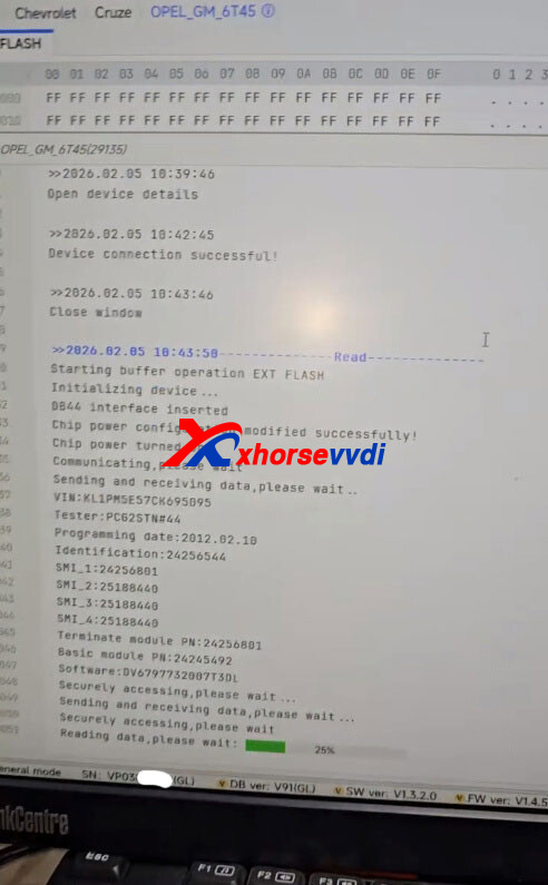 xhorse-multi-prog-6L45-TCM-4 