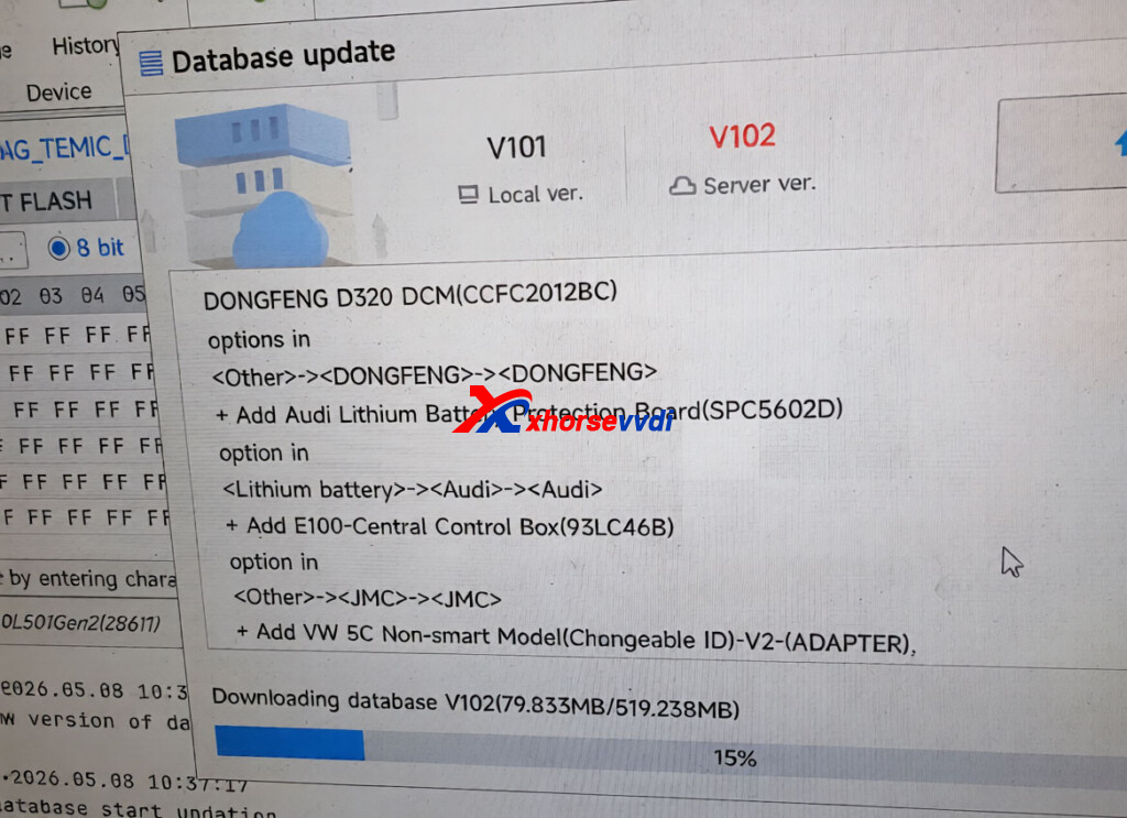 Xhorse Multi Prog Database V102