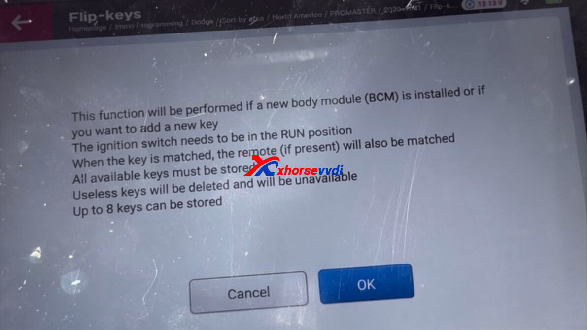 xhorse-key-tool-plus-add-2021-dodge-promaster-spare-key-guide-5 