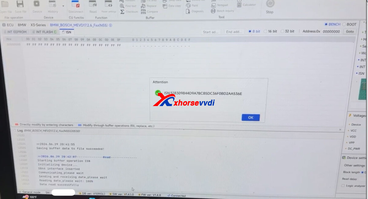 xhorse-read-bmw-f10-bosch-mevd17-2-6-ecu-ok-8 
