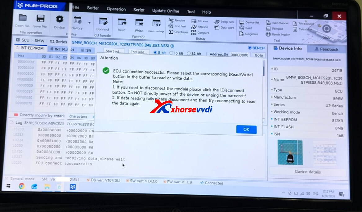 how-to-read-2018-bmw-b38-mg1cs201-ecu-with-xhorse-multi-prog-6-1 