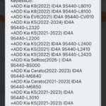 Xhorse Update Hyundai Kia 4a Remote Database